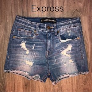 Express denim Shorts sz 00